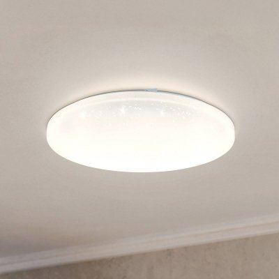 EGLO  Plafonnier LED Frania-S avec effet cristal &Oslash;43&nbsp;cm