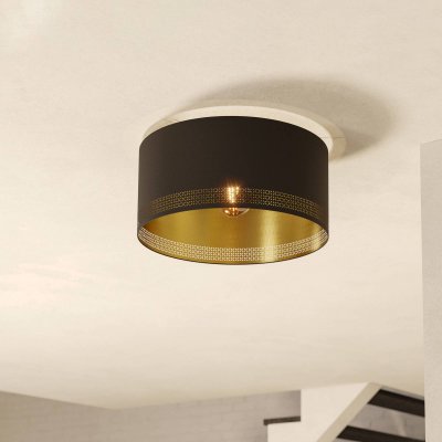 EGLO  Plafonnier &Oslash; 47,5 cm  noir et or 1xE27/40W/220-240V   noir
