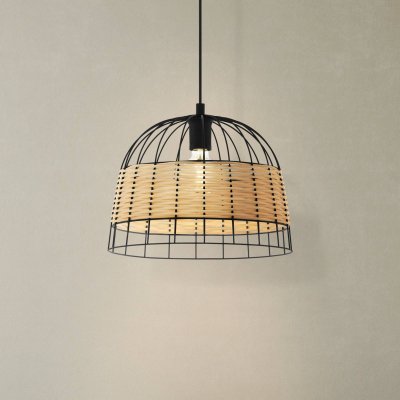 EGLO  Suspension Anwick en acier/rotin, &Oslash; 37&nbsp;cm