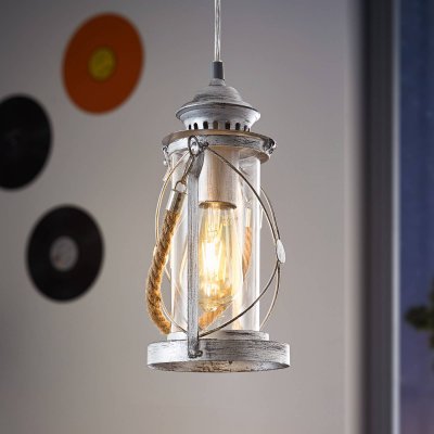 EGLO  - Suspension bradford argent-antique, E27 max. 1X60W
