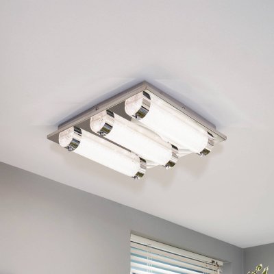 EGLO  Tolorico Plafonnier Mural en Acier Inoxydable Chrom&eacute; 7 W