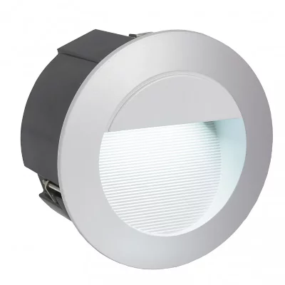 EGLO  zimba-led - applique murale ext&eacute;rieure encastr&eacute;e led argent ip44