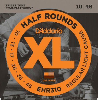 DADDARIO EHR310 light 10-46 - Jeu de cordes jazz guitare &eacute;lectrique