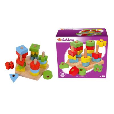 EICHHORN  100002087 Jeu de forme &agrave; empiler, 21 pi&egrave;ces