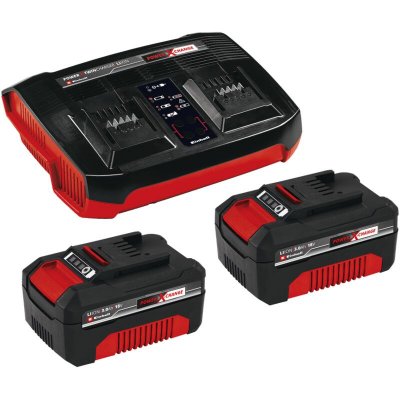 EINHELL  PXC-Starter-Kit 2x 3,0Ah & Twincharger Kit - 4512083