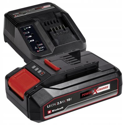 EINHELL  PXC Starter Kit Batterie chargeur 18V 2,5Ah Power X-Change