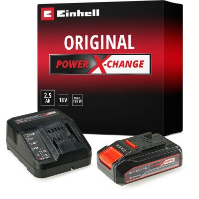EINHELL  PXC Starter Kit Batterie chargeur 18V 2,5Ah Power X-Change