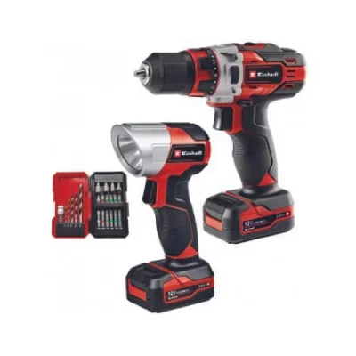 EINHELL  - Trousse de perceuse pour lampe de poche te-cd 12/1 Li