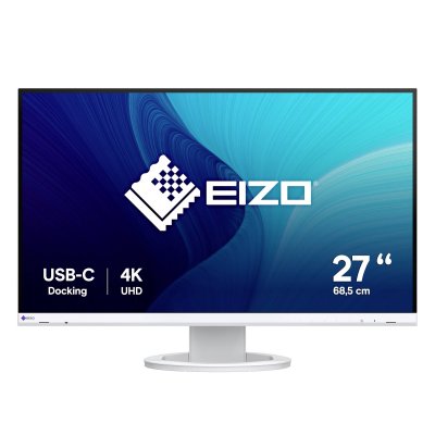 EIZO  FlexScan EV2740S 27"" LCD 4K Ultra HD 6 ms Blanc
