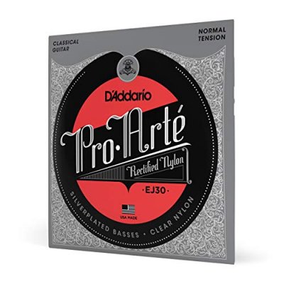 D ADDARIO EJ30 - Jeu de cordes classique - 28-43 Normal /Rectifi&eacute;-Plaqu&eacute; Argent