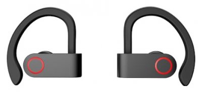 EKO  &Eacute;couteurs Sans Fil St&eacute;r&eacute;o Bluetooth 5.0 Running Edition avec Micro Noir / Ro