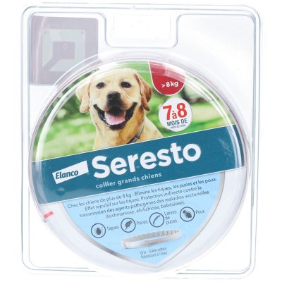 SERESTO Elanco  - Collier Grands Chiens 70cm, 1 unit&eacute;