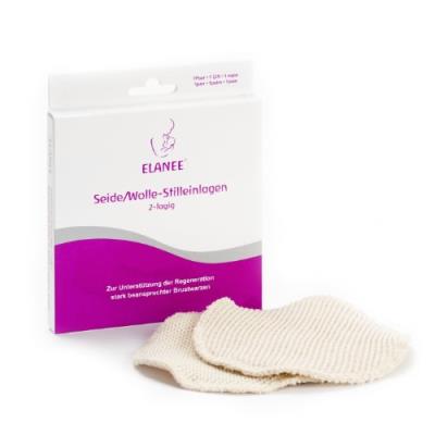 GENERIQUE ELANEE Coussinets d'Allaitement Lavables Laine et Soie - 1 paire
