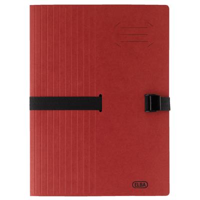 ELBA  Clip 'N' Go Chemise A4 Carte Rouge Bordeaux
