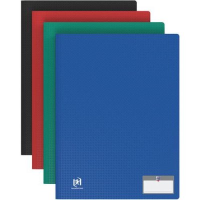 ELBA   prot&egrave;ge-documents ""memphis"", a4, 80 pochettes, assorti noir
