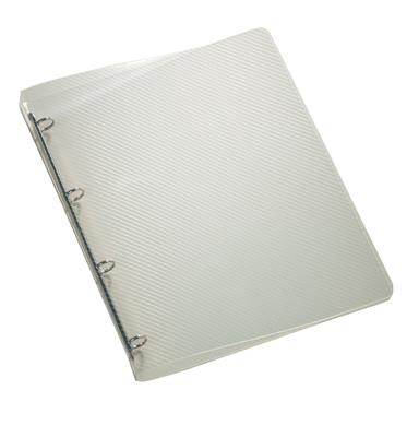 ELBA MODLING  - Classeur Hawai Pp 4 Anneaux D15 A4 Incolore