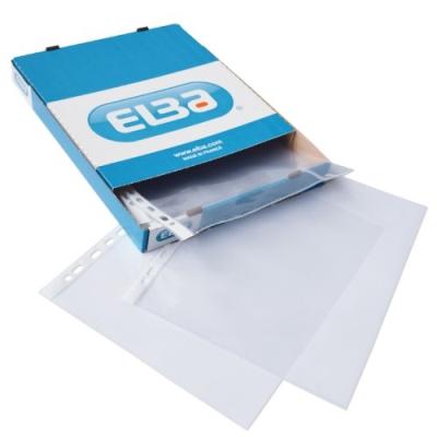 ELBA  pochette perfor&eacute;e economy, format a4, pp, 0,06 mm, 400005449