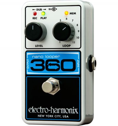 ELECTRO HARMONIX  Effet de Guitare &eacute;lectrique avec Synth&eacute;tiseur filtre Nano Looper 360L