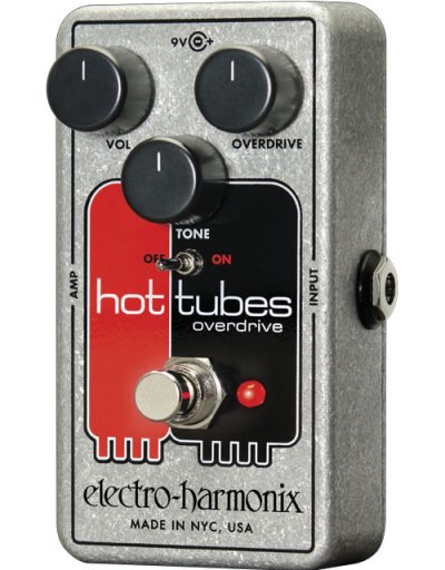 ELECTRO HARMONIX  Hot Tubes P&eacute;dale pour Guitare &eacute;lectrique Argent