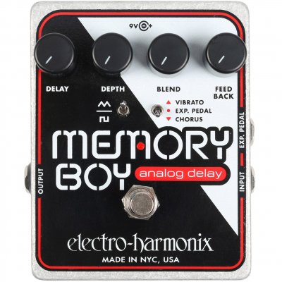 ELECTRO HARMONIX  Memory Boy P&eacute;dale pour Guitare &eacute;lectrique Argent
