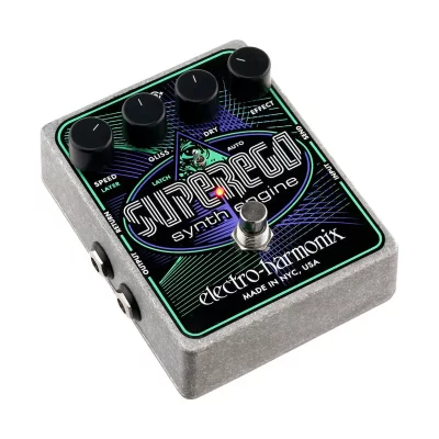 ELECTRO-HARMONIX Electro Harmonix Superego P&eacute;dale pour Guitare &eacute;lectrique Argent