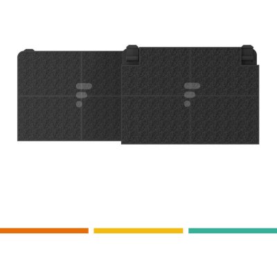 ELECTROLUX  EFF55 - Filtre &agrave; carbone pour hotte (pack de 2)