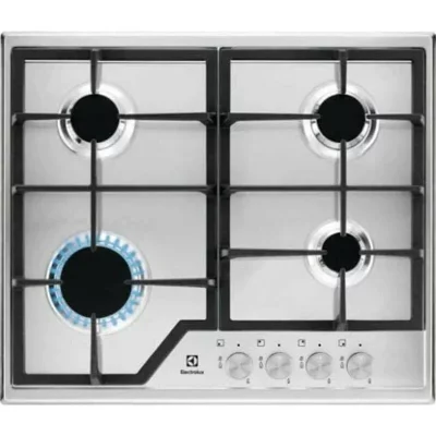 ELECTROLUX  egs6426sx plaque int&eacute;gr&eacute; cuisini&egrave;re &agrave; gaz acier inoxydable