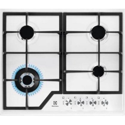 ELECTROLUX  egs6436ww plaque int&eacute;gr&eacute; cuisini&egrave;re &agrave; gaz blanc