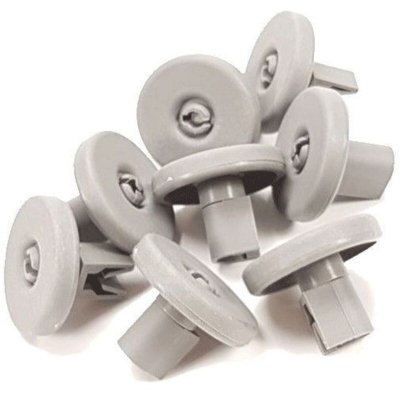 ELECTROLUX  Jeu de 8&nbsp;roulettes pour panier inf&eacute;rieur de lave-vaisselle Gris