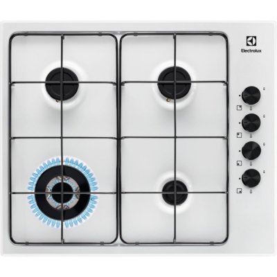 ELECTROLUX  - table de cuisson &agrave; gaz 60cm 4 foyers egs6414w - EGS6414W