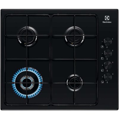 ELECTROLUX  Table de cuisson gaz 60cm 4 feux - EGS6414K