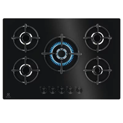 ELECTROLUX  Table de cuisson gaz 75cm 5 feux noir - EGG75372K