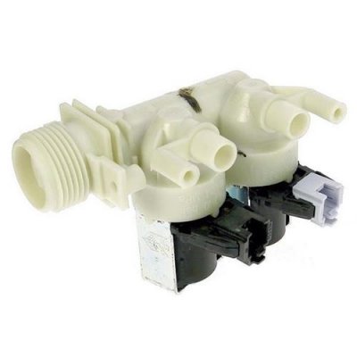 INDESIT Electrovanne double - Lave-linge - , ARISTON HOTPOINT, WHIRLPOOL, SCHOLTES