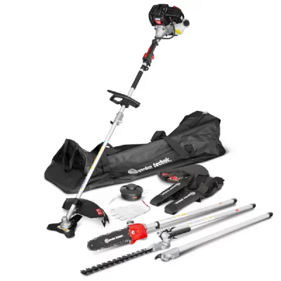ELEM GARDEN TECHNIC  D&eacute;broussailleuse multifonctions 4 en 1 - 52cc - Elem Garden
