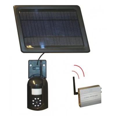 GUARD TRONIC Elem Technic Cam&eacute;ra de surveillance solaire sans fil