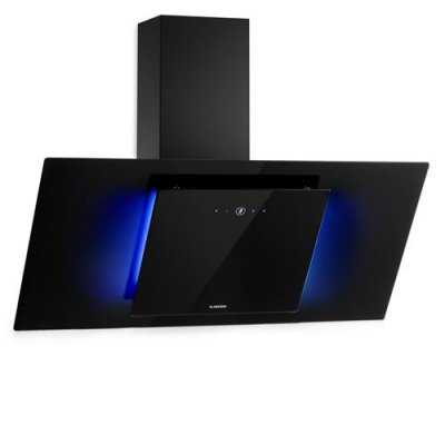 KLARSTEIN Eleonora 90 hotte aspirante 420 m&sup3;/h panneau tactile &eacute;clairage d'ambiance cee a++