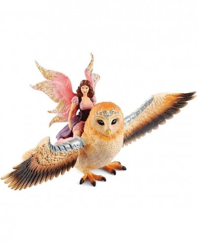 SCHLEICH Elfe &agrave; dos de chouette scintillante