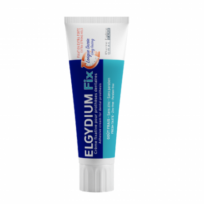 ELGYDIUM  Cr&egrave;me Fixative pour Proth&egrave;ses Dentaires 45 g - Go&ucirc;t Frais