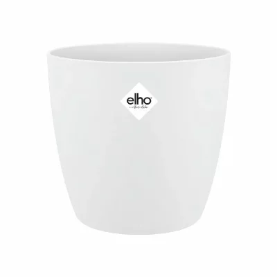 ELHO  2054318 Brussels Pot De Fleur Ronde Blanc 30 X 30 X 27 Cm