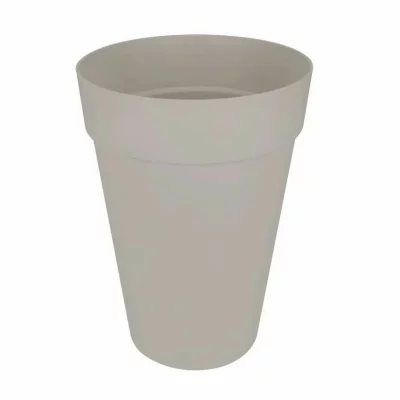 ELHO  pot de fleur haut loft urban rond - oe 35 x h 46 cm - gris chaud
