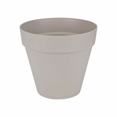 ELHO  Pot de fleurs rond avec roues Loft Urban - &Oslash; 40 cm - Gris chaud