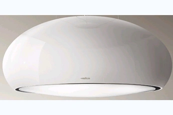 ELICA  hotte de suspension SEASHELL (Blanc perle - Acier)