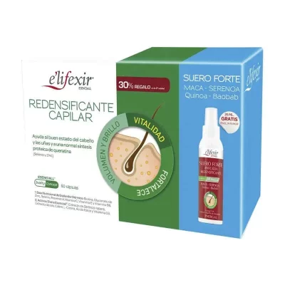 E LIFEXIR Elifexir Redensifieur de cheveux 2X30Caps + S&eacute;rum anti-chute 35ml