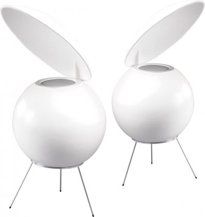 ELIPSON  BS50 Tribute Blanches - Enceintes Sph&eacute;riques (la paire)