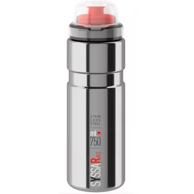 ELITE  Bidon v&eacute;lo Syssa Race 750 Ml Bright Silver Gris Unique