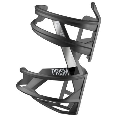 ELITE  - Porte-Bidon V&eacute;lo Lat&eacute;ral Prism Carbone Mat/Noir Gauche