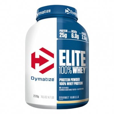 DYMATIZE Elite Whey Protein -  - Vanille Gourmet - 2,1 Kg (58 Shakes)