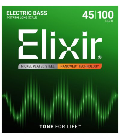 ELIXIR  14052 Nanoweb Jeu De Cordes Pour Basse &Eacute;lectrique