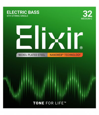 ELIXIR  CEL 15332 Corde pour Guitare Basse nanoweb 032