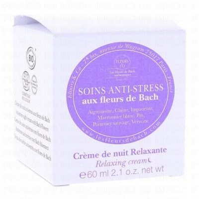 ELIXIRSCO Elixirs & Co Cr&egrave;me de Nuit Anti-Stress 60 ml - Pot 60 ml